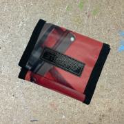Brieftasche - Gebrauchtplane rottöne