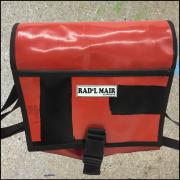 Fahrradtasche Radlmair Standard - rot-schwarz