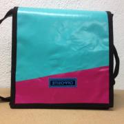 Tasche Chamäleon klein Gebrauchtplane türkis-pink