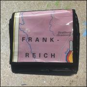 Tasche Chamäleon klein Landkarten - Frankreich