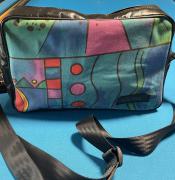 Mustertasche - Lkw Plane und Luftmatratzenstoff.