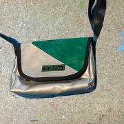 Messenger Bag Urban Life Ricki - silber-grün