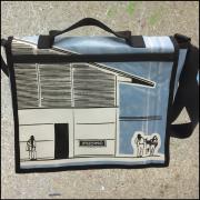 Messenger Bag Urban Life Bern mit Griff - Architektur
