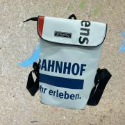 Rucksack klein Gebrauchtplane Bahnhof