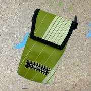 Handytasche - Gebrauchtplane grün-weiss