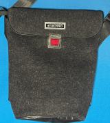 Messenger Bag Urban Life La Luna Filz anthrazit und Retroverschluß